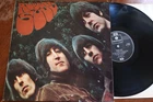 UK STEREO Parlophone Beatles RUBBER SOUL, 1976  vintage LP-Exc! HTM/Tube cut