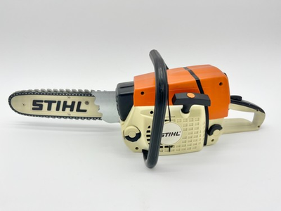 #ad #ad STIHL Brand Kids Toy Chainsaw with Rotating Chain and Sounds TESTING WORKING C $57.99