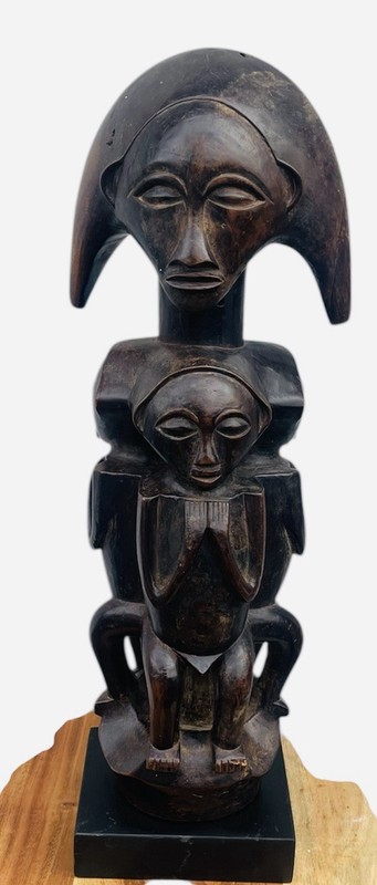 Statue Luba République Démocratique Du Congo