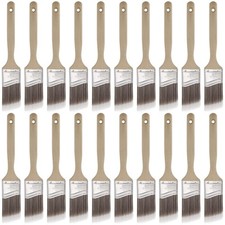 20 PCS 2 Inch Angle Paint Brushes for Acrylics, Stains, Interior & Exterior Use