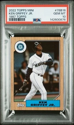 2022 Topps MINI On Demand KEN GRIFFEY JR 1987 Topps PSA 10 GEM MINT #78B16