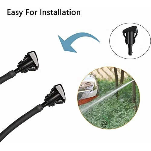 4PCS 5182327AA Windshield Washer Nozzles Kit Compatible with Dodge RAM 1500 2500 - Image 4 of 4