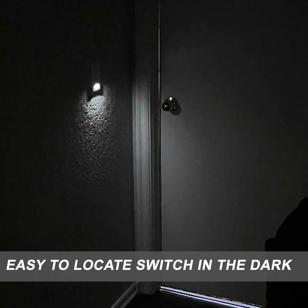 3 Way Light Switch with Night Light-Easy to Install-No Neutral Required,Illum...