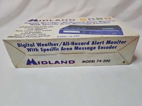Midland 74-200 Digital NOAA Weather/All Hazard Alert Radio with Clock and Alarm - Zdjęcie 18 z 19