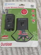 NEW 3 Outlet Wireless Remote Control Heavy Duty Outdoor Westinghouse