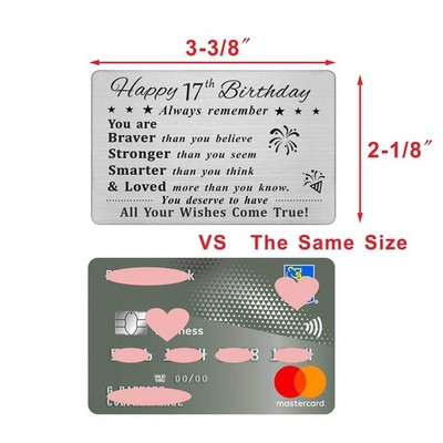 MBMSO Sweet 17 Makeup Bag - Geschenk Zum 17. Geburtstag Mit Inspirierendem Spruch, 23x17 Cm