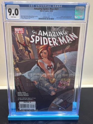 Amazing Spider-Man 601 - iconic J. Scott Campbell cover cgc 9.0