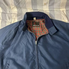 Vintage American Jac Harrington Bomber Jacket Mens 2x Lined Plaid Made In USA