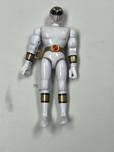 Vintage Bandai Mighty Morphin Power Rangers White Ranger 8" Action Figure 1993