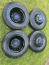 Black Rhino Aliso Dually BR019 16x6 6x205 Set Of 4 Alloy Wheels Matte Black