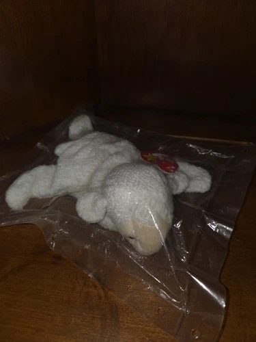 Ty Beanie Babies: Fleece the Lamb, PE Pellets, Retired NWT 1996