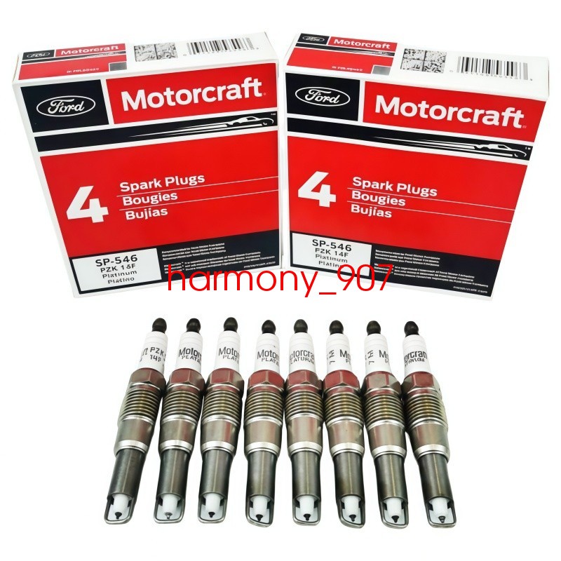 8Pcs SP-546 Motorcraft Platinum Spark Plugs PZK14F For Ford F150 F250 5.4L SP546