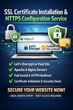 SSL Certificate Installation HTTPS Setup Let s Encrypt / Custom Cert Linux