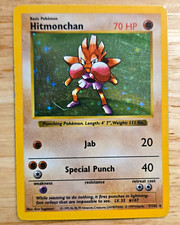 Wizards Hitmonchan Base Set 7/102 Holo Rare Unlimited 1999 English 70 HP on eBay