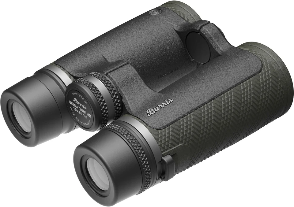 Burris Signature HD 10x42mm Roof Prism Binoculars, Rubber, Gray/Green, 300297 - Image 2 of 4