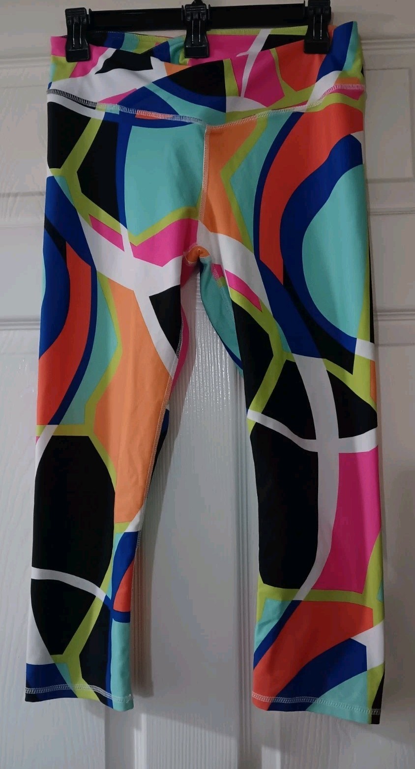 Fabletics Multicolor Athletic Workout Leggings Ru… - image 1