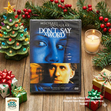 Don't Say a Word DVD Michael Douglas Sean Bean 2001 Movie New Sealed