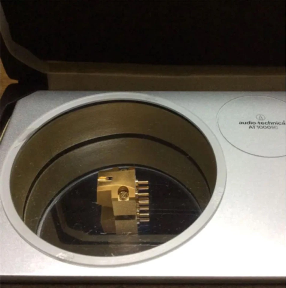 Cartucho audio-technica AT-1000MC Doble Bobina Móvil Diamante Natural Stylus Dorado Foto 4 de 4
