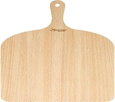 Birchwood Pizza Peel, 16 by 12-Inch,Silver/Brown