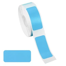 1.2x0.6" Thermal Label Stickers Print Paper, 230 Tape/Roll & Blue