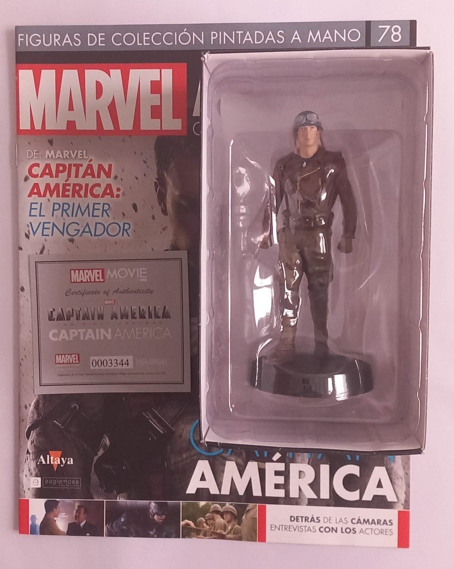 Figura de Capitán América. Marvel Movie Collection