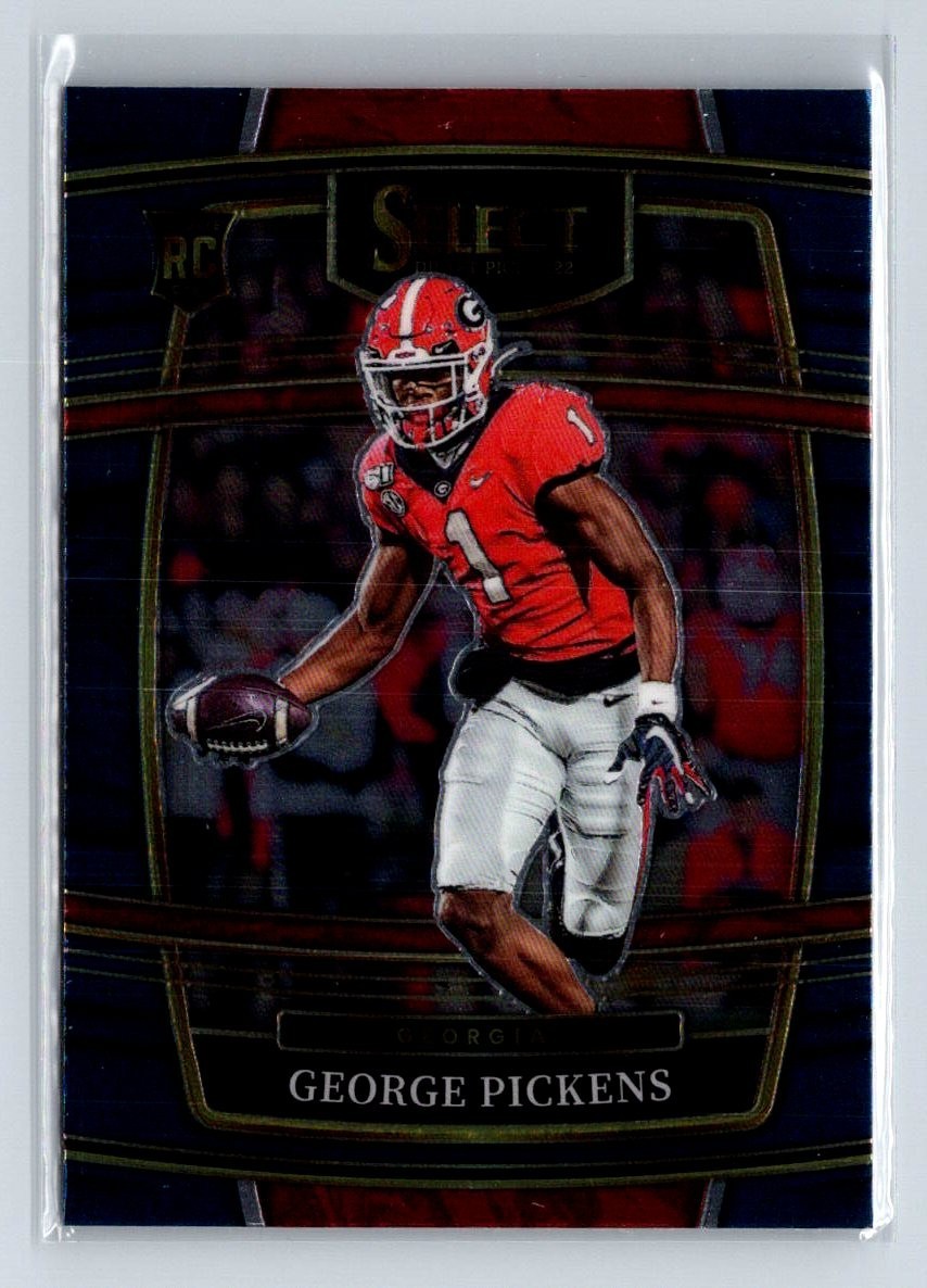 George Pickens Panini Select Draft Picks #94 Blue