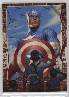 2022 Marvel Masterpieces Legendary Orange Foil ventes exceptionnelles 80/99 Captain America #90 0kr0