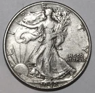 1942-P Walking Liberty Silver Half Dollar - AU - Details - #9363D