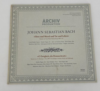 Johann Sebastian Bach - »Herz Und Mund Und Tat Und Leben« · »O Ewigkeit, Du Donn
