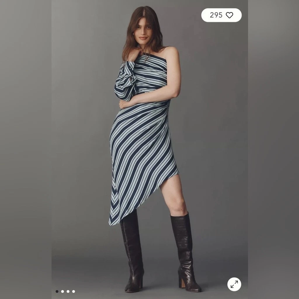ebay one shoulder dress one arm off the shoulder dresses Manhattan One Shoulder Midi Dress