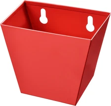 Red Bottle Cap Catcher Wall Mount Beer or Soda Top Bucket for Post Cooler
