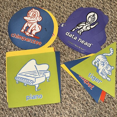 Cranium Hullabaloo Replacement Play Pads Complete Set of 16 FREE Shipping