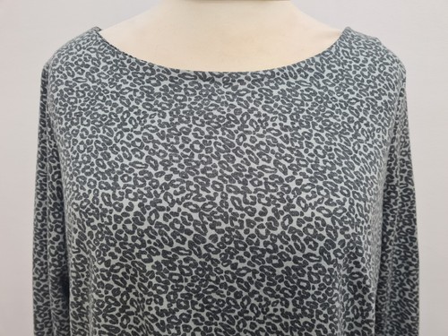 George Grey Leopard Print 3/4 Sleeve Shift Dress UK 20 - Picture 2 of 5