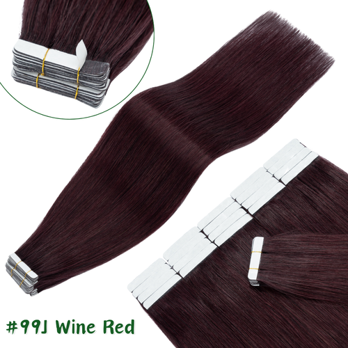 Cinta Balayage en Extensiones de Cabello Trama de Piel 100% Real Humano Remy Marrón Mezcla Rubio - Imagen 50 de 60