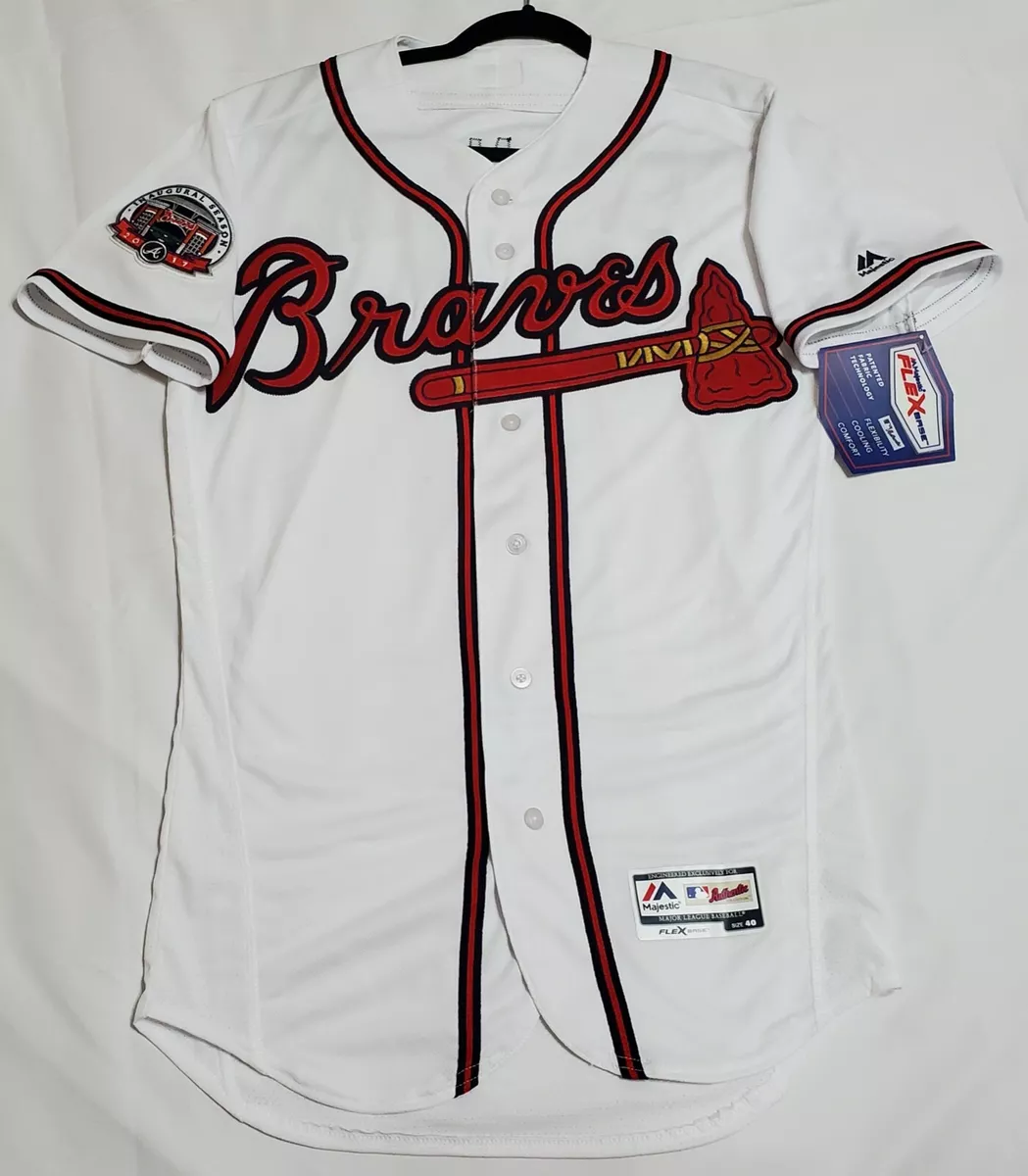 Authentic Majestic 48 XL ATLANTA BRAVES DANSBY SWANSON COOL BASE ROOKIE  Jersey
