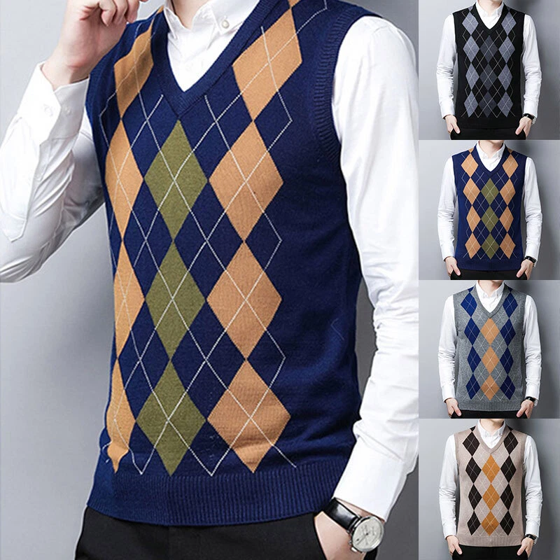 Mens tank tops knitwear sale