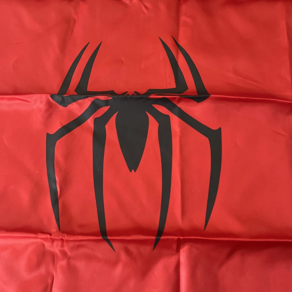 Disfraz de Halloween Spiderman Superhéroe Capa y Máscara Niños Talla Única Vestir Foto 4 de 4