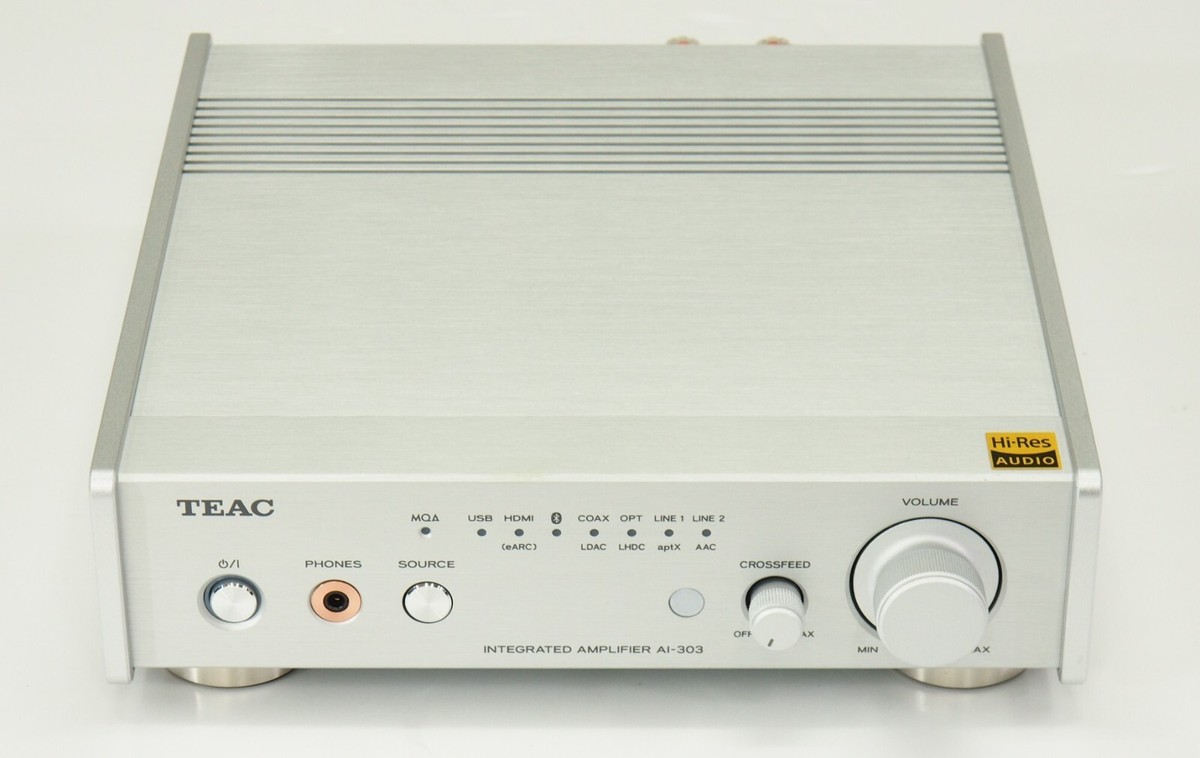 TEAC AI-303 USB DAC Stereo Integrated Amplifier Silver AI-303-S 