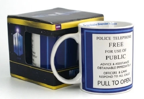 COLLECTOYS DOCTOR WHO MUG TARDIS POLICE 320 ml DISPO