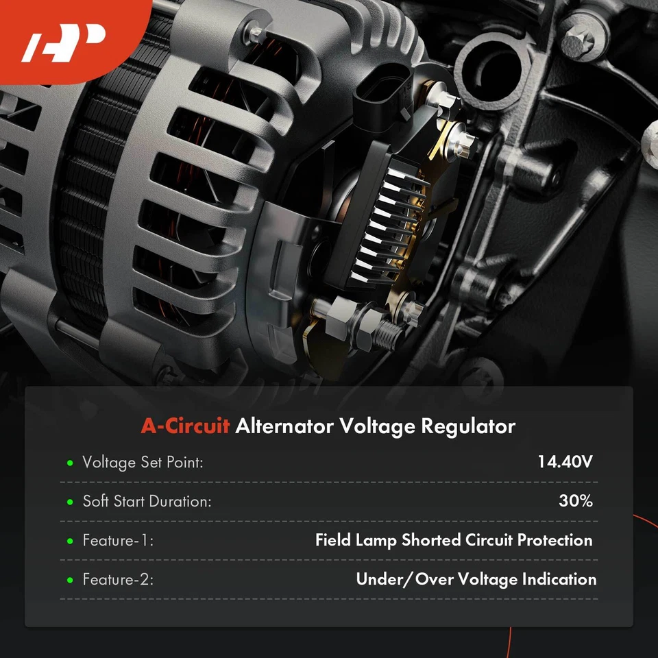 Regulador de voltaje del alternador A-Premium 14.4V para Nissan TITAN Armada INFINITI Foto 2 de 4