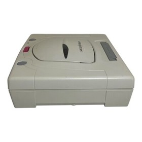 Sega Saturn White Console HST-3220 W/Box,AVcables /JAPAN Tested working