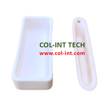 Alumina (99.3%) Rectangle Sample Boat W40xL100xH20mm 60mL