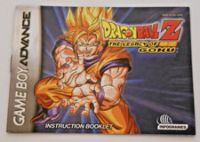Dragon Ball Z: Legacy of Goku Manual Nintendo Game Boy Advance Manual Only