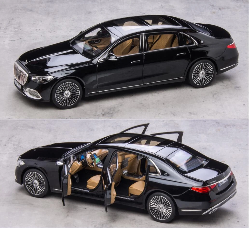 Norev 1/18 Maybach Benz S680 2021 X223 S Class Diecast Model Car Toys Hobby