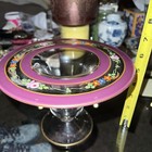 Hand Painted Glass Compote — photo 5