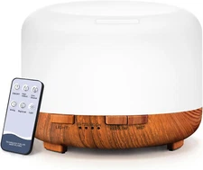 500ml 7 LED Essential Oil Aroma Diffuser Ultrasonic Humidifier Air Purifier