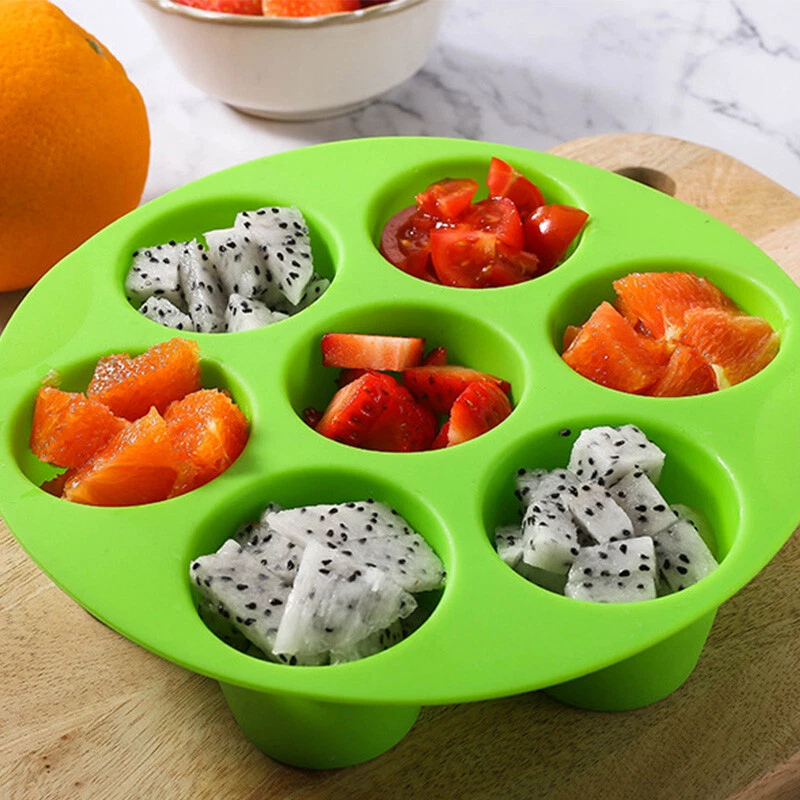 Air Fryer Silicone Pot Baking Basket Oven Muffin Cup Cake Mold Tray Microwavable