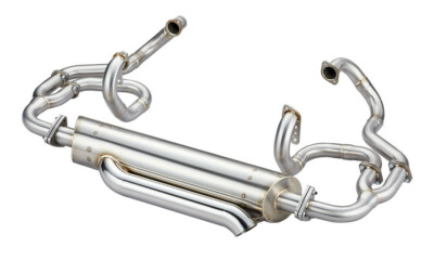Vintage EXHAUST SYSTEM,43MM HEADER, Early Bus-'67, MERGE COMP 740