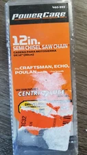 POWERCARE 12IN SEMI CHISEL SAW CHAIN - FITS CRAFTSMAN, ECHO, POULAN 460-993