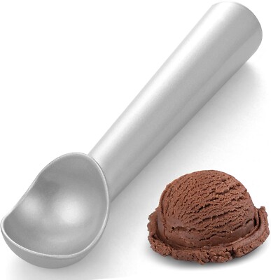 Ice Cream Scoop 7 Inches Nonstick Anti-Freeze One Piece Aluminum Scooper Spoon
